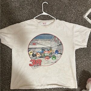 Vintage Chase Authentics White Tee with Racing Graphics